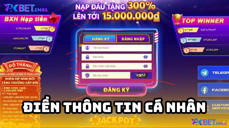 Điền Thông Tin Cá Nhân